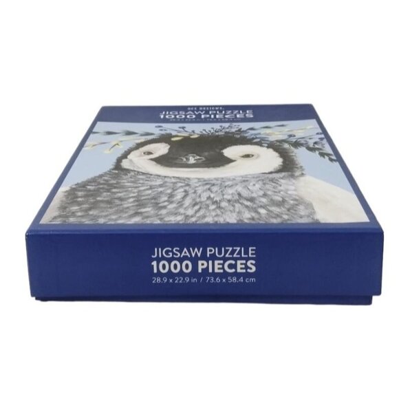 Petey Penguin #PZS08 1000 Piece Jigsaw Puzzle 100% Complete OCS Designs 2022 - Picture 4 of 10